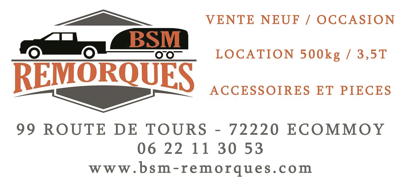 Remorque transversale scooter, Easy Load Standard (2 roues jusqu'à 250kg) -  BSM Remorques et locations